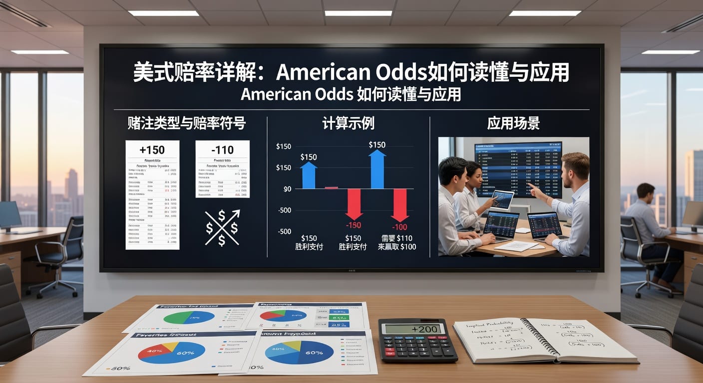 美式赔率详解：体育赛事分析必备指南