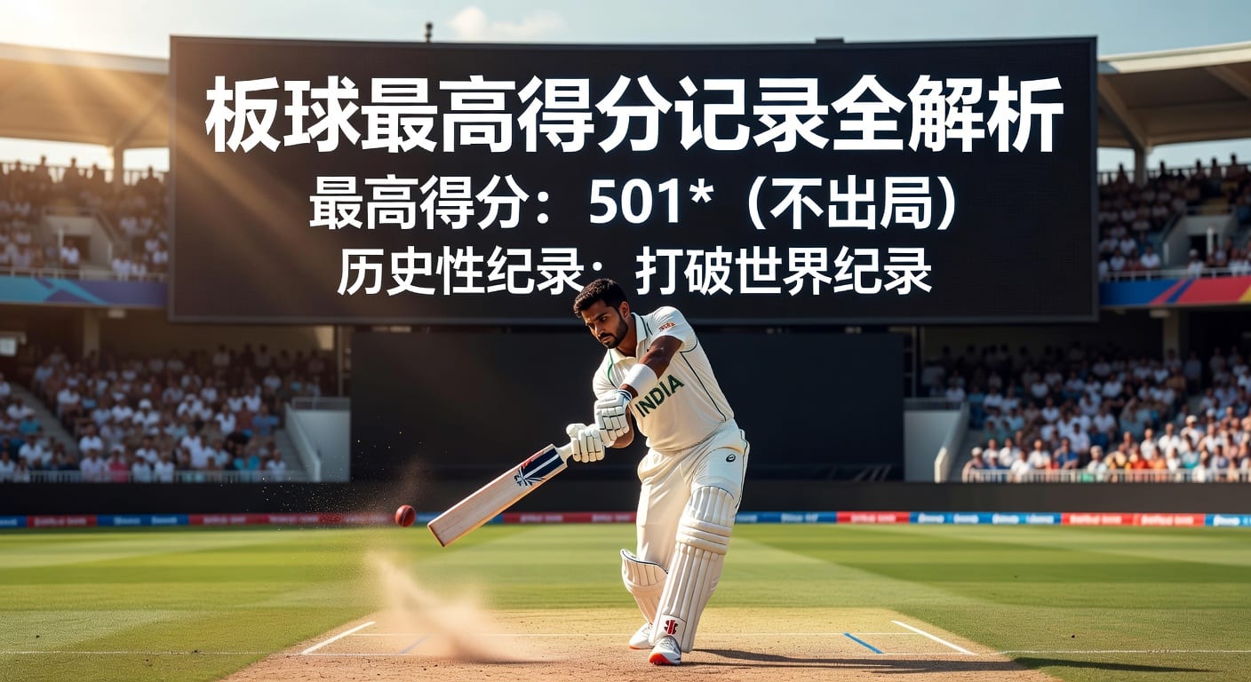 板球最高得分记录：历史顶级与2024最新