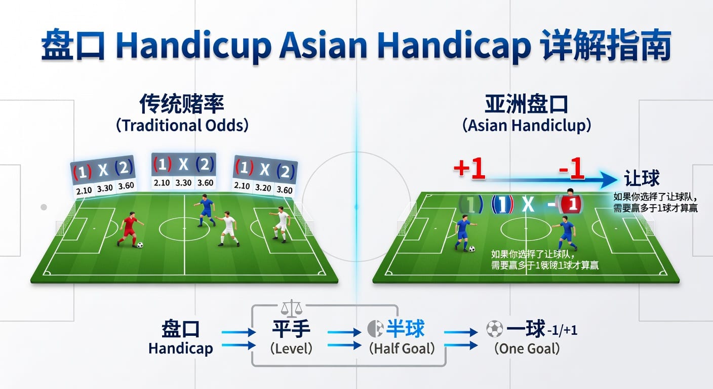 亚洲盘 Asian Handicap 详解：赛事分析指南